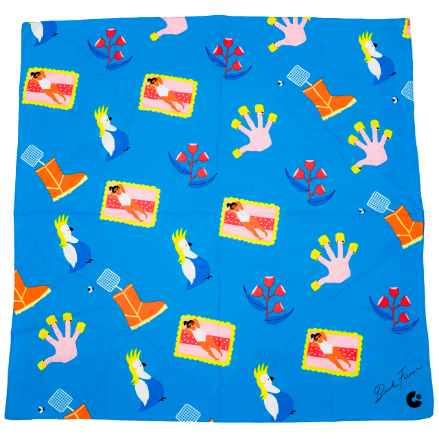 Large - Australiana bandanna