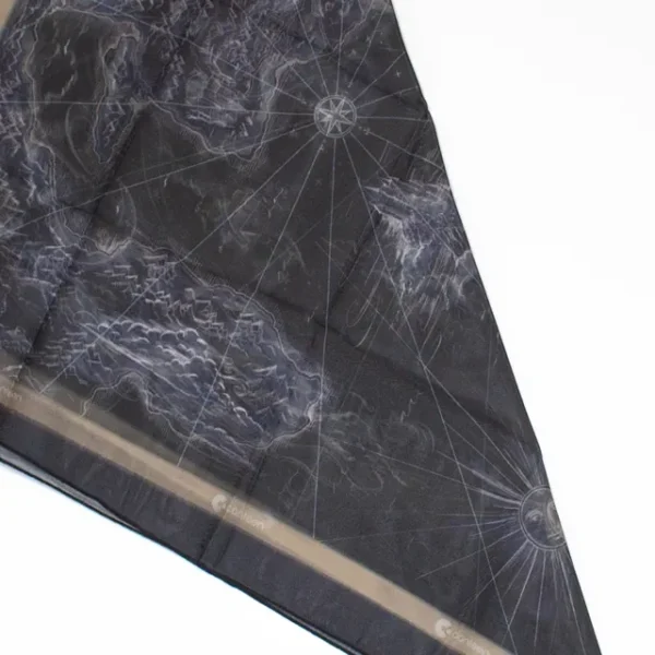 A close up photo of the East of the Sun, West of the Moon, premium bandana