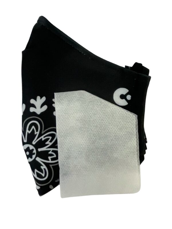 Face mask - Mexican design - Black - Image 2