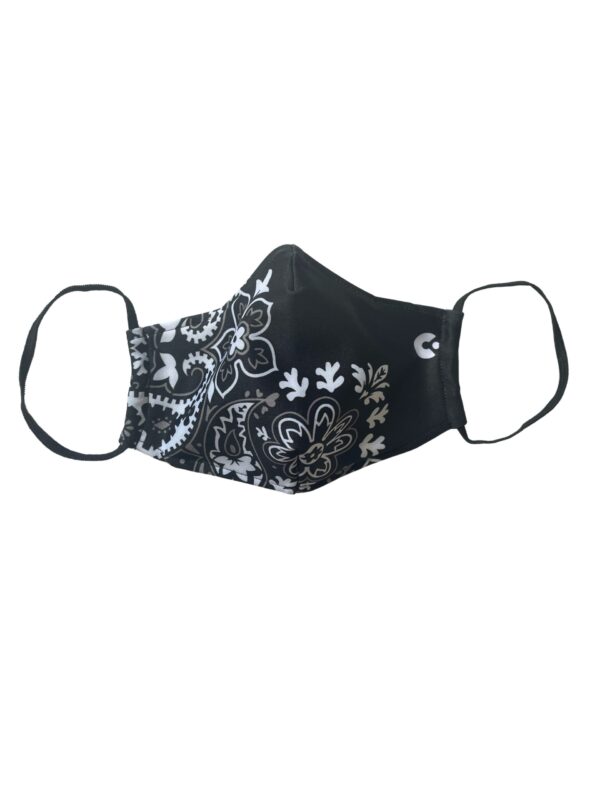 Face mask - Mexican design - Black - Image 3