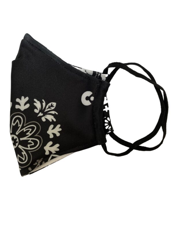 Face mask - Mexican design - Black - Image 4