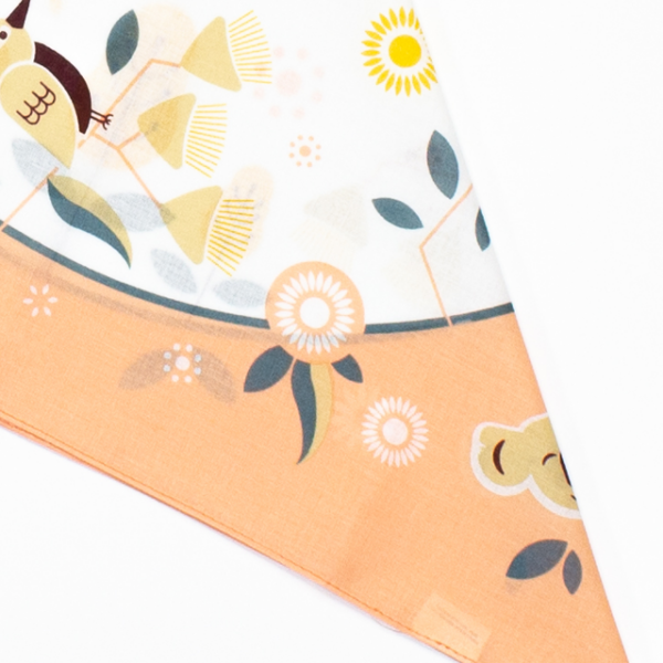 A close up photo of the cute koala bandana