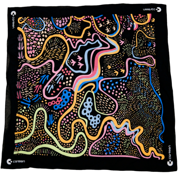 Large - Dreaming Track Nights bandanna