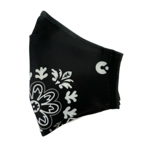 Face mask - Mexican design - Black