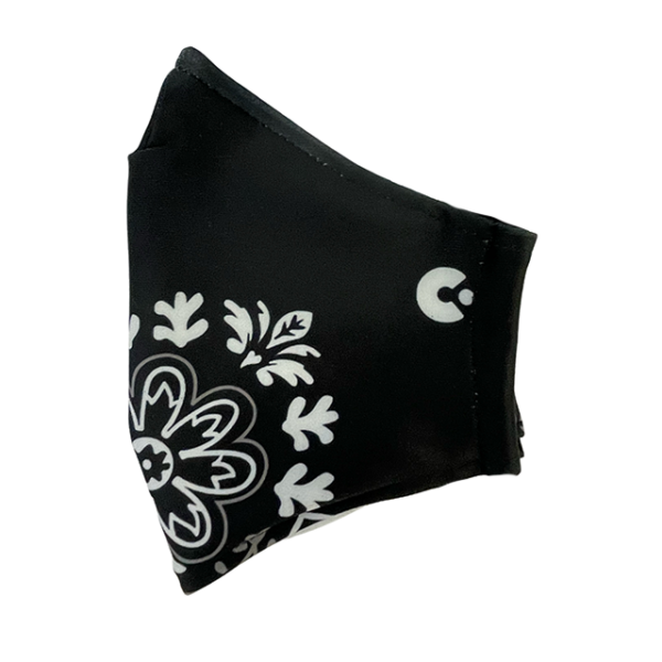 Face mask - Mexican design - Black