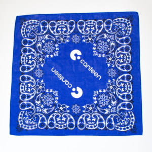 Mexican design bandanna - Blue