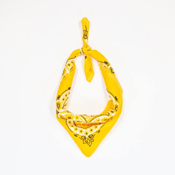 Mexican design bandanna - Yellow - Image 3