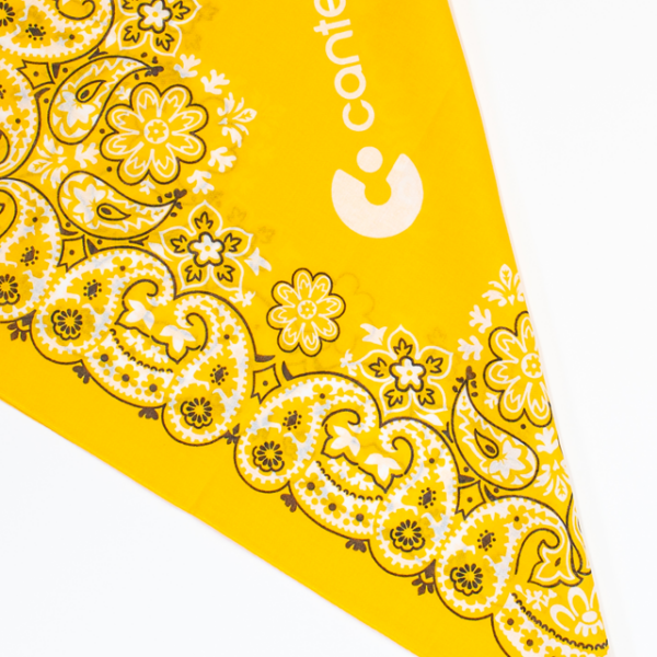 Mexican design bandanna - Yellow - Image 2