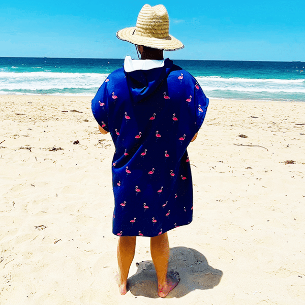 Hooded Towel - Flamingo - Image 4