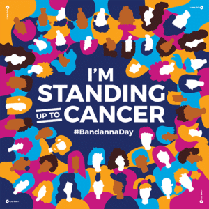 Standing up to Cancer bandanna
