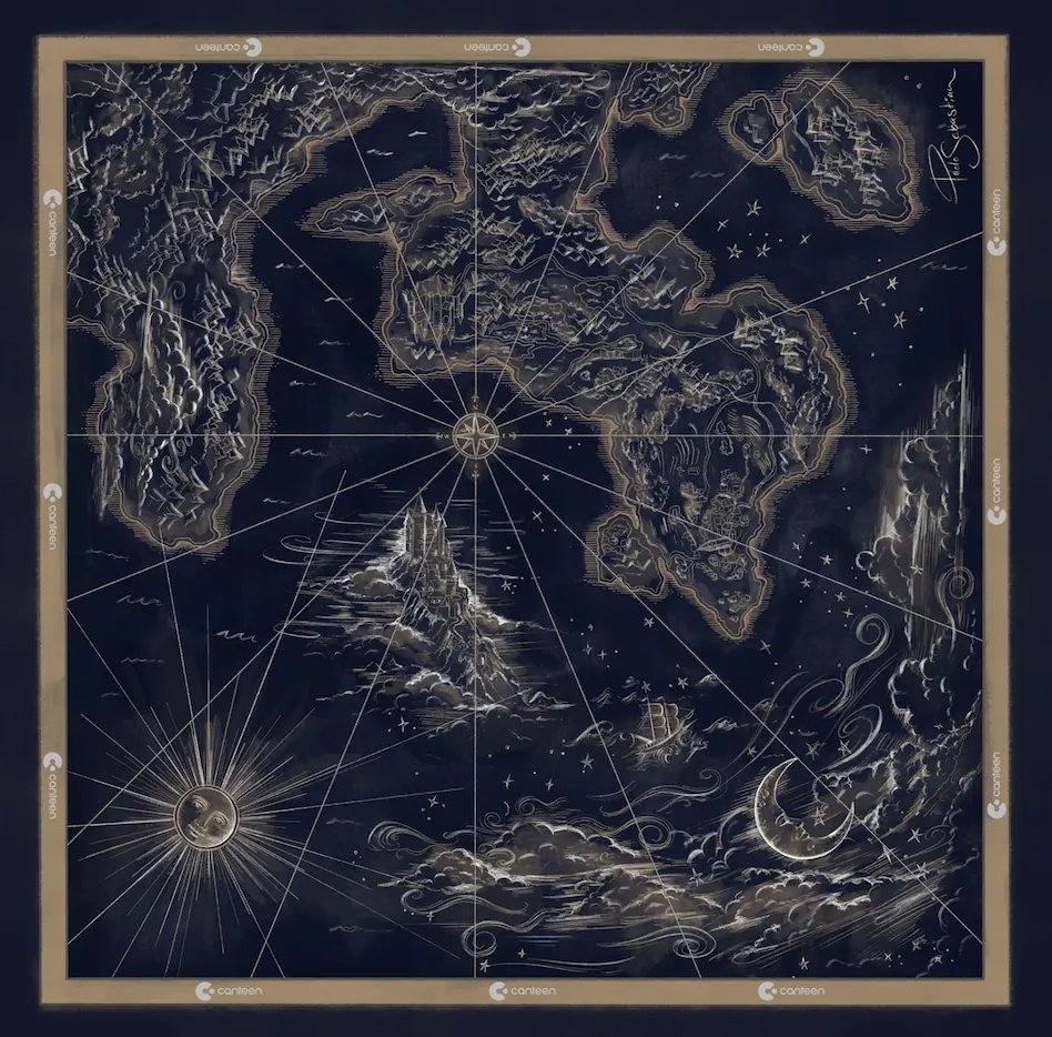 East of the sun west of the moon premium bandanna