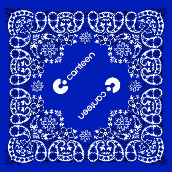 Mexican design bandanna - Blue - Image 4