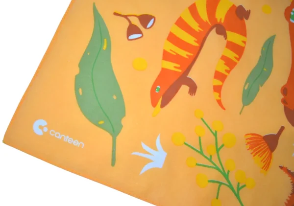 A close up photo of the Aussie Reptiles bandanna