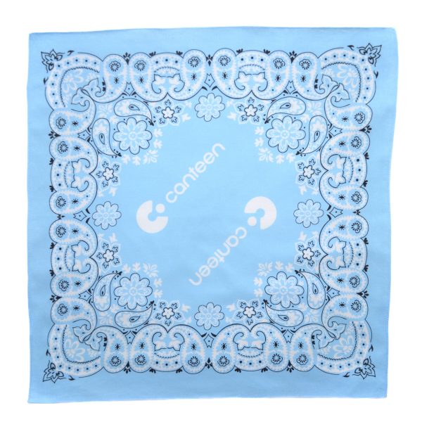 Sky blue mexican designed bandanna