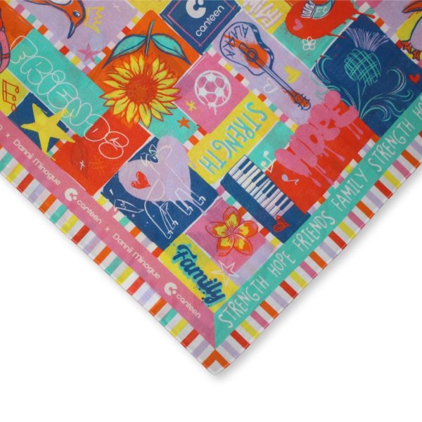 Bandannii - Dannii Minogue x Canteen Bandanna up close
